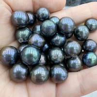 Muses Jewels Kedatangan Baru Mutiara Air Tawar Alami Berwarna 11-12mm Bulat Berwarna-warni Halus untuk Pembuatan Perhiasan.