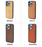 Étui de téléphone personnalisé de luxe en bois véritable pour iPhone 16 Pro Max, coque de téléphone portable en bois naturel pour iPhone 17 Pro