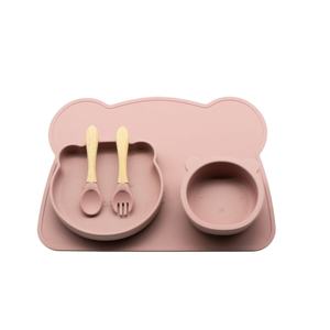 Juego <span class=keywords><strong>de</strong></span> 5 tazones <span class=keywords><strong>de</strong></span> silicona para bebé, plato <span class=keywords><strong>de</strong></span> silicona, cucharilla, tenedor, juego <span class=keywords><strong>de</strong></span> alimentación <span class=keywords><strong>de</strong></span> silicona para bebé - Product Image 5