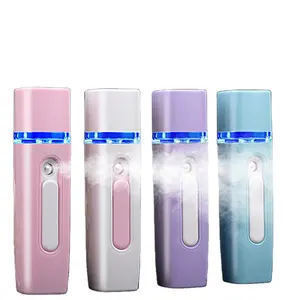 Beauty personal care handy mist spraying portable nano spraying mini ionic facial steaming device