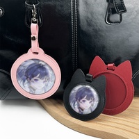 Étui de protection en cuir PU personnalisable avec logo pour support Bajia, protège-badge, accessoires de protection