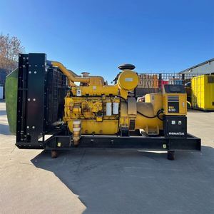 เครื่องกำเนิดไฟฟ้าแบบต่อเนื่องสำหรับโรงงาน ใช้เครื่องยนต์ Komatsu SAA6D140-P580 กำลังไฟ 400 กิโลวัตต์ พร้อมระบบสำรองไฟ 440 กิโลวัตต์ - Product Image 1