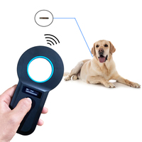 Lecteur de micro-puces RFID portable 134,2 kHz FDX-B ISO11784/85 avec écran OLED, scanner de balises EMID pour animaux/chiens, en ABS, pour identification de chats et chiens
