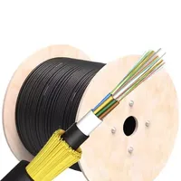 Kabel Serat Optik Udara UKCC ADSS 48 Core G652D Single Mode 200m Span Aramid Yarn IEC ITU-T