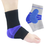 Compression cheville orthèse Silicone cheville manchon soutien soulagement de la douleur de la fasciite plantaire réduire l'enflure des pieds