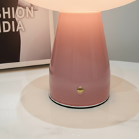Lampe de table LED de chevet pour chambre à coucher, style nordique, verre Bauhaus, contrôle tactile, sans fil, lumière de lecture nocturne DC