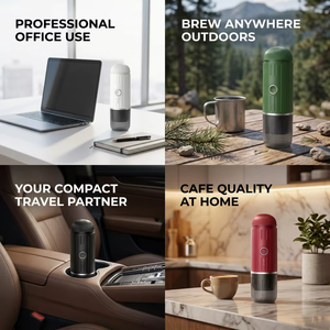 <span class=keywords><strong>Cafetera</strong></span> Portátil Kingze Personalizada de 19 Bares con Autocalentamiento, Mini Máquina de Cápsulas para Auto de 12V con Fuente de Alimentación USB para Camping - Product Image 5
