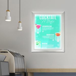 LED <b>Advertising</b> Lightbox Sign Holder Aluminium Movie Poster Frame Wall Mounted LED <b>Light</b> <b>Box</b> Display for Business Tradeshow - Product Image 4