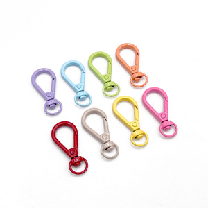 Mosquetón de Aleación de Zinc de Color Personalizado, Accesorio para Llavero, Gancho Giratorio Duradero de Estilo Minimalista para Muñecas DIY y - Product Image 4