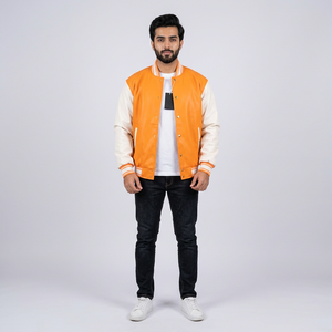 Nueva Llegada, Chaqueta de Béisbol de Alta Calidad de Fábrica, con Logotipo Personalizado, Bordado, para Invierno, Talla Grande, para Hombre - Product Image 1