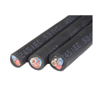 Waterdichte rubber geïsoleerde flexibele kabel 2 3 4-aderig 1,5 2,5 4 6mm Yc Cabtyre rubber omhulde kabel - Product Image 2