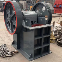 Concasseur à mâchoires mobile de 25 tonnes par heure, à moteur AC, contrôlé par PLC, pour la production de gravier et de pierres concassées