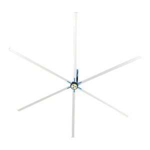 Ventilador de Techo Industrial de 6 Aspas, Motor de CA de 800 W, 3 Velocidades, Equipo de Ventilación y Refrigeración para Almacenes Metálicos - Product Image 4