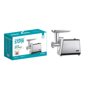 Winningstar Cross-Border Household Stainless Steel Blade Meat <b>Grinder</b> with Safety Lock and Electric Meat <b>Grinder</b> - Product Image 1