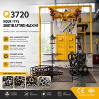 Machine de sablage à suspension rotative certifiée CE Q37 sans fondation Sa2.5 pour PLC, haute productivité, moteur, pompe, Fortune 500