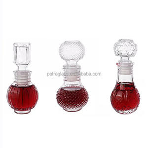 Minidecantador de Whisky de cristal, botella de vidrio, jarrón pequeño con tapón hermético para vino, licor, bebidas - Product Image 3