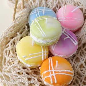 Simulation Macaron Scented <b>Candle</b> Dessert Shape Gift Mini <b>Candle</b> For Birthday Cake Decoration - Product Image 3