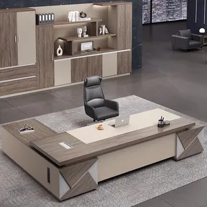 New design factory popular office furniture manager table elegant modern executive furniture boss office desk