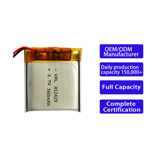 3.7V 360mAh 452429 Compact Flat Pack voor Bluetooth Selfie Stick Afstandsbediening Sluiterbedieningsknop Li-Po-cel - Product Image 1