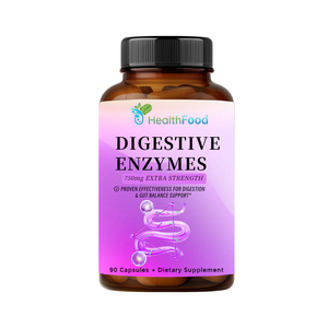 Manufacturer Supply Boost Energy Production Digestive Enzyme Capsules Health Care Products Gut Health Colon Cleanse Capsules - Product Image 1
