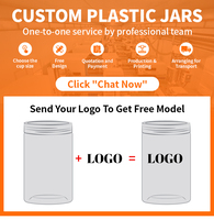 Pot alimentaire jetable en plastique PET transparent pour jus, smoothies et desserts