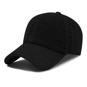 Nouvelle Casquette de Baseball Simple en Corduroy Doux pour Femme, Version Coréenne 2024, Chapeau d'Hiver Décontracté et Chaud - Product Image 5