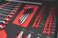 Kit d'outils ménagers, ensemble d'outils à main avec boîte à outils, kit d'entretien domestique personnalisable, kit d'outils essentiels pour la maison, outils robustes