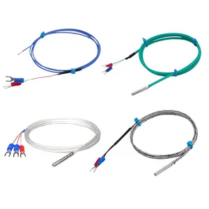 Preisgünstiger 3-draht 4-draht-edelstahl wasserdichte sonde thermokoppl RTD temperatur-sensor pt100