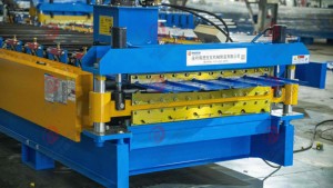 آلة تشكيل اللفائف ذات الطبقة المزدوجة |   آلة تصنيع ألواح الأسقف ذات الطبقتين - Product Image 2