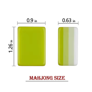 Hot Selling Modern Luxury Acrylic Four Layers Green American Mahjong Tiles Set Mahjong Tile Portable for Family <b>Entertainment</b> - Product Image 2