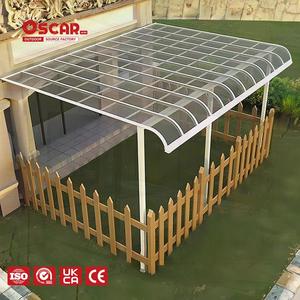 Auvent de protection solaire <span class=keywords><strong>extérieur</strong></span> en aluminium pour patio, véranda, balcon et jardin - Product Image 1