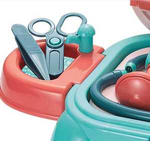 Simulation équipement médical jouer <span class=keywords><strong>maison</strong></span> jouets portable chaise table de rangement enfants éducation précoce - Product Image 3