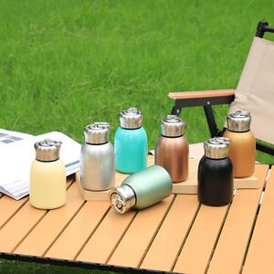 Portable Small Fat Ding Handle Cup 300Ml Fashion Small Size Novelty Vacuum Cup Portable Stainless Steel <b>Mug</b> for Kids - Product Image 2