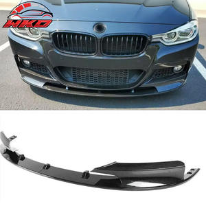 Compatible con BMW F30 F31 Serie 3 12-19 4DR, Estilo MP, Labio de Parachoques Delantero con Impresión de Fibra de Carbono, Accesorio Exterior de Alta Calidad - Product Image 1