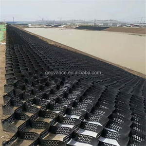 Grille de pavage en géocell HDPE en nid d'abeille extensible pour système de lutte contre l'érosion - Product Image 4