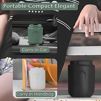 Termo Elegante de Acero Inoxidable de 220ML/380ML, Mini Taza de Café Aislada al Vacío con Tapa Reutilizable, Regalo Perfecto