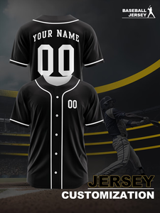 Maillot de baseball personnalisé avec nom et numéro d'équipe, impression par sublimation 3D, pour hommes et femmes, été, respirant, séchage rapide, boutons, softball, polyester - Product Image 1