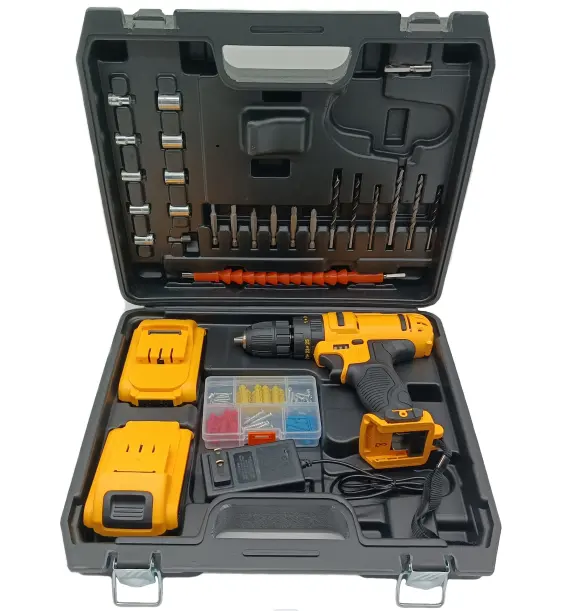 Impact Mini Electric Combo Kit 2 Lithium Batteries With Charger Mini Drill Set Power Tool Drill Set