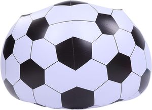 Fauteuil de basketball <span class=keywords><strong>gonflable</strong></span>, style pouf, thème sport et basketball orange pour se détendre - Product Image 3