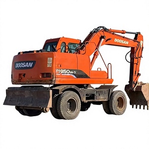 Oferta caliente: Excavadora de ruedas usada Doosan DH150W DH150W-7 / Motor coreano de segunda mano Doosan DH 150 150W-7 Doosan150 - Product Image 1