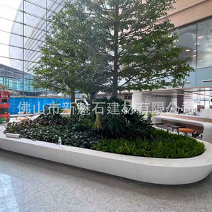 Nuevo Banco de Hormigón con Diseño de Bloque Hueco Resistente a la Corrosión para Jardín y Paisajismo, Modelo XMS-TGSN - Product Image 4