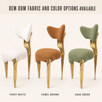 Chaise de salle à manger moderne empilable en métal de style italien, avec dossier artistique, pour la maison ou les banquets