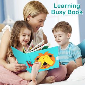 Jouet sensoriel Montessori pour enfants, jouet cognitif d'apprentissage précoce, en feutre lavable, pour enfant en bas âge - Product Image 6