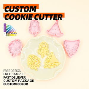 原始部落3D卡通首席饼干模具DIY动画印刷蛋糕烘焙糕点工具系列 - Product Image 2