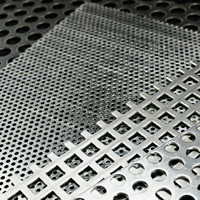Plaque perforée économique en acier inoxydable à trous ronds, type tamis de perforation