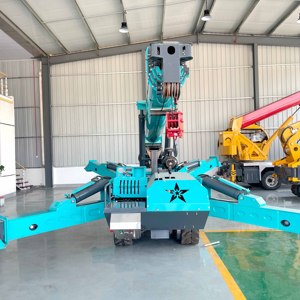 16M-18M điện Crawler Spider Boom Lift nền tảng giỏ quay có thể điều chỉnh trên không làm việc Spider Crane 5 Tấn Công suất - Product Image 6
