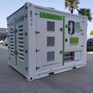 MPMC 10-30kva Hybrid Power Station Generator And Battery Hybrid Power Stations 20-60kwh LiFePO4 Battery