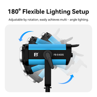 Lampu Surya FB E400s Terus Menyala, Lampu Isi Ulang 300W dengan Suhu Warna yang Dapat Disesuaikan, Lampu Isi untuk Fotografi