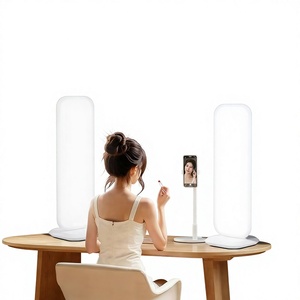 Luce per Live-Stream Streamer, Lampada Effetto Luce Lunare, Softbox da Studio, Illuminazione Regolabile a Colori per Valorizzare <span class=keywords><strong>la</strong></span> Bellezza e Abbellire il Collo - Product Image 1
