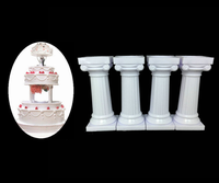 Colonne romaine de décoration à plusieurs niveaux, support, outils pour gâteaux, nouveauté, 4 pièces